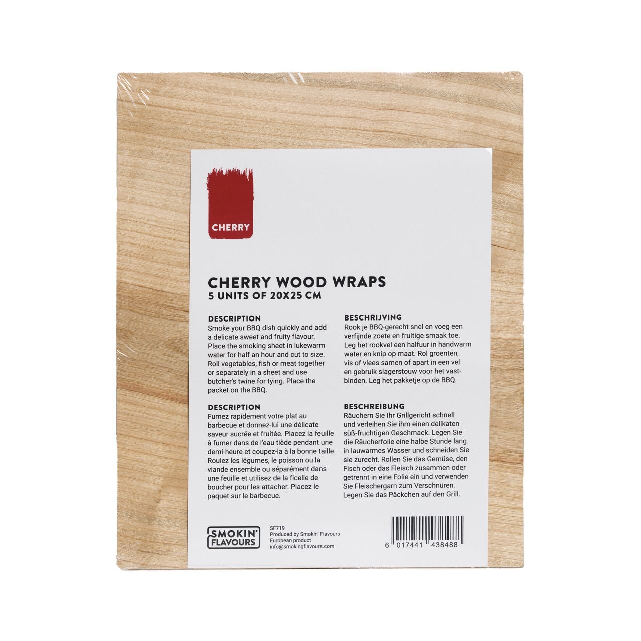 Smokin' Flavours rookvellen kers 5 stuks