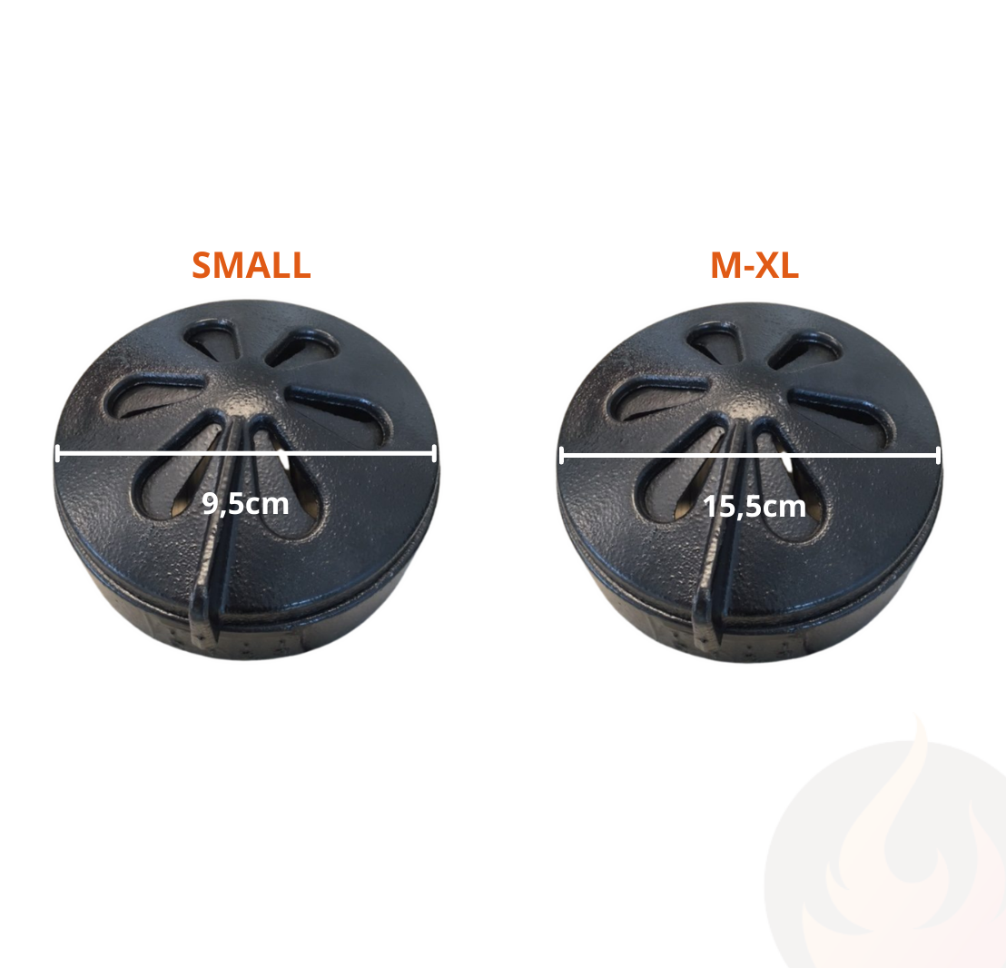 Gietijzeren Top 2 M/L/XL 15 cm - kamadogrills