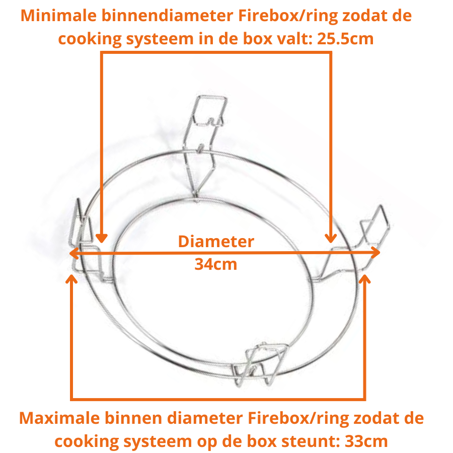 Flexibel Cooking System Compact - 34cm - kamadogrills