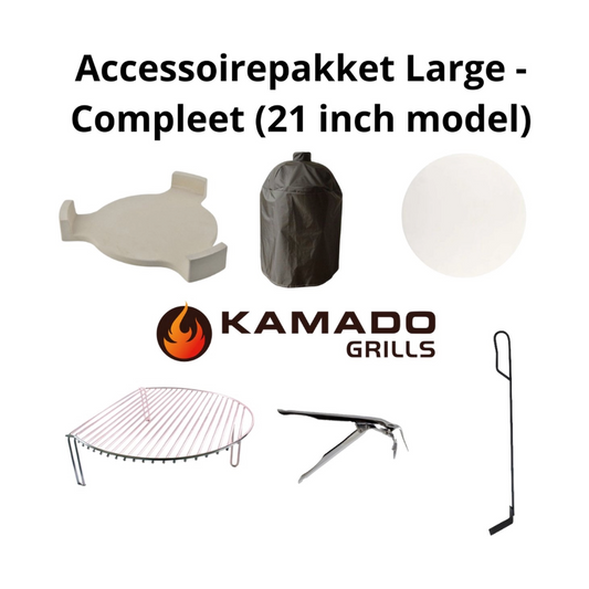Accessoirepakket Large (20/21/22 inch model) – Compleet - kamadogrills